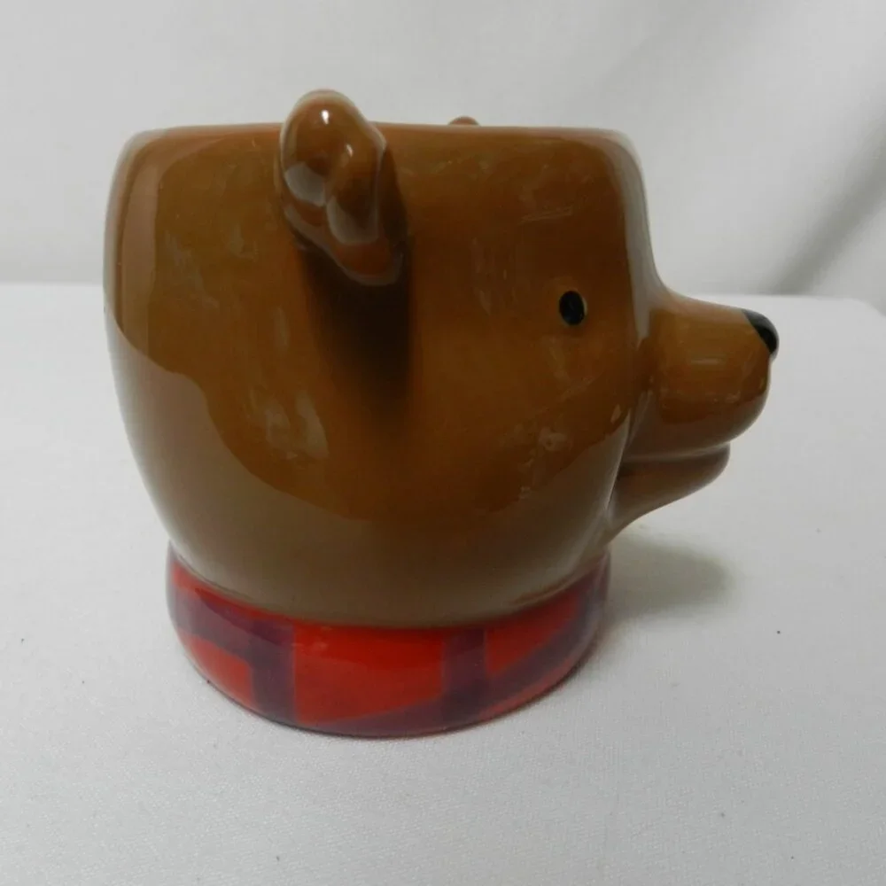 Wonderland Target Christmas Holidays Teddy Bear Mug Cup 3D micro safe NEW NWT